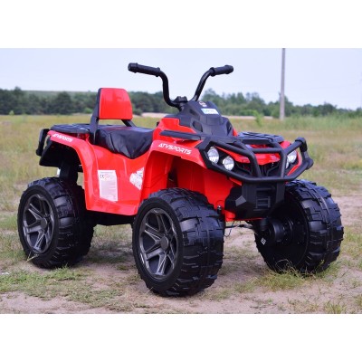 MEGA WIELKI QUAD 4X4, AMORTYZATORY, MIĘKKIE KOŁA, PILOT, WOLNY START,/LB8868