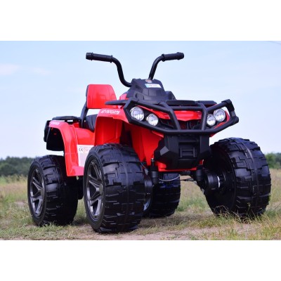 MEGA WIELKI QUAD 4X4, AMORTYZATORY, MIĘKKIE KOŁA, PILOT, WOLNY START,/LB8868
