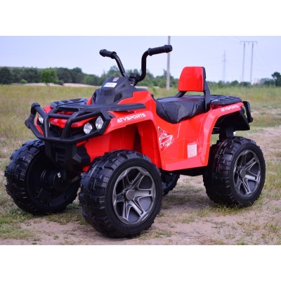 MEGA WIELKI QUAD 4X4, AMORTYZATORY, MIĘKKIE KOŁA, PILOT, WOLNY START,/LB8868