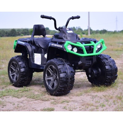 MEGA WIELKI QUAD 4X4, AMORTYZATORY, MIĘKKIE KOŁA, PILOT, WOLNY START, /LB8868