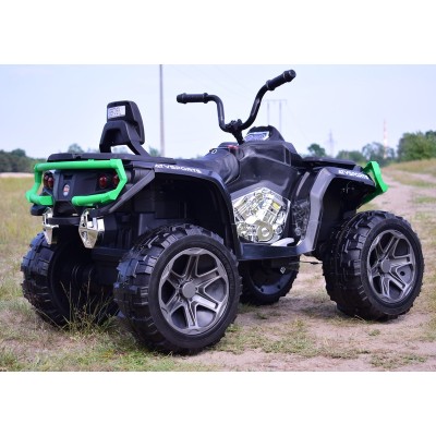 MEGA WIELKI QUAD 4X4, AMORTYZATORY, MIĘKKIE KOŁA, PILOT, WOLNY START, /LB8868