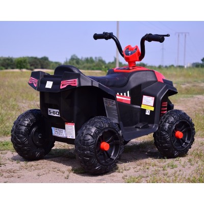 QUAD NA AKUMULATOR, DWA SILNIKI, DWA AKUMULATORY, MIĘKKIE KOŁA/S601