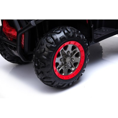 MEGA WIELKI QUAD, AMORTYZATORY, MIĘKKIE KOŁA, PILOT, WOLNY START, 4X4 /XMX607