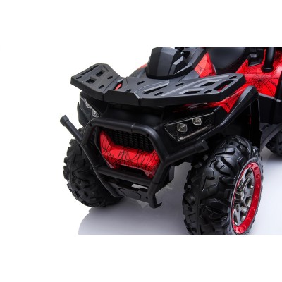 MEGA WIELKI QUAD, AMORTYZATORY, MIĘKKIE KOŁA, PILOT, WOLNY START, 4X4 /XMX607