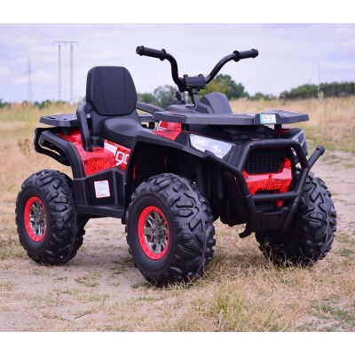 MEGA WIELKI QUAD, AMORTYZATORY, MIĘKKIE KOŁA, PILOT, WOLNY START, 4X4 /XMX607