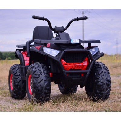 MEGA WIELKI QUAD, AMORTYZATORY, MIĘKKIE KOŁA, PILOT, WOLNY START, 4X4 /XMX607