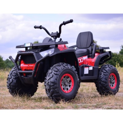 MEGA WIELKI QUAD, AMORTYZATORY, MIĘKKIE KOŁA, PILOT, WOLNY START, 4X4 /XMX607