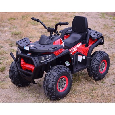 MEGA WIELKI QUAD, AMORTYZATORY, MIĘKKIE KOŁA, PILOT, WOLNY START, 4X4 /XMX607