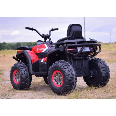 MEGA WIELKI QUAD, AMORTYZATORY, MIĘKKIE KOŁA, PILOT, WOLNY START, 4X4 /XMX607