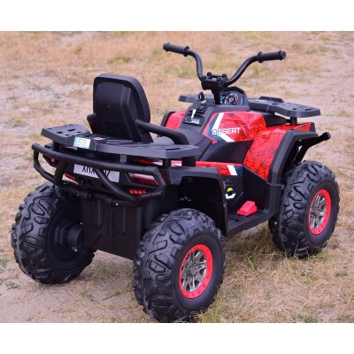 MEGA WIELKI QUAD, AMORTYZATORY, MIĘKKIE KOŁA, PILOT, WOLNY START, 4X4 /XMX607