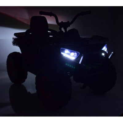 MEGA WIELKI QUAD, AMORTYZATORY, MIĘKKIE KOŁA, PILOT, WOLNY START, 4X4 /XMX607