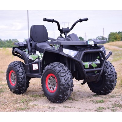 MEGA WIELKI QUAD, AMORTYZATORY, MIĘKKIE KOŁA, PILOT, WOLNY START, /XMX607