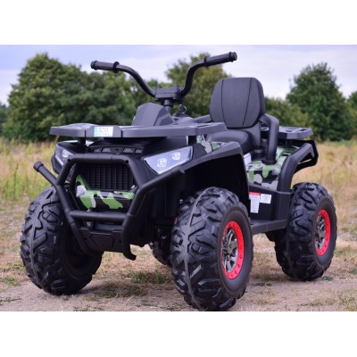 MEGA WIELKI QUAD, AMORTYZATORY, MIĘKKIE KOŁA, PILOT, WOLNY START, /XMX607