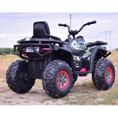 MEGA WIELKI QUAD, AMORTYZATORY, MIĘKKIE KOŁA, PILOT, WOLNY START, /XMX607