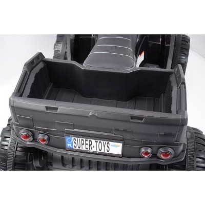 MEGA WIELKI QUAD 24 V, 2X100W, AMORTYZATORY, MIĘKKIE KOŁA, RADIO/0909-24V