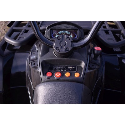 MEGA WIELKI QUAD 24 V, 2X100W, AMORTYZATORY, MIĘKKIE KOŁA, RADIO/0909-24V