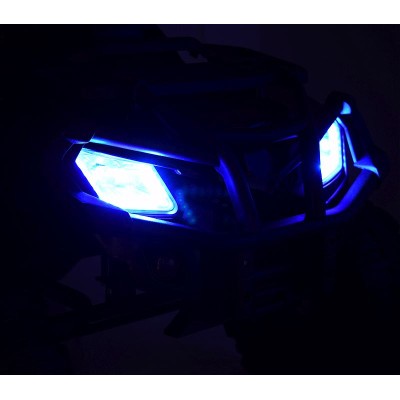 MEGA WIELKI QUAD 24 V, 2X100W, AMORTYZATORY, MIĘKKIE KOŁA, RADIO/0909-24V