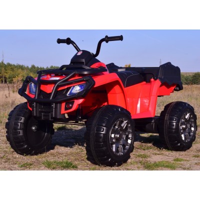 MEGA WIELKI QUAD 24 V, 2X100W, AMORTYZATORY, MIĘKKIE KOŁA, RADIO/0909-24V