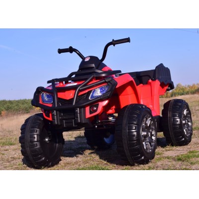 MEGA WIELKI QUAD 24 V, 2X100W, AMORTYZATORY, MIĘKKIE KOŁA, RADIO/0909-24V