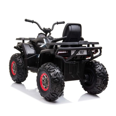 MEGA WIELKI QUAD, AMORTYZATORY, MIĘKKIE KOŁA, PILOT, WOLNY START, 4x4 /XMX607