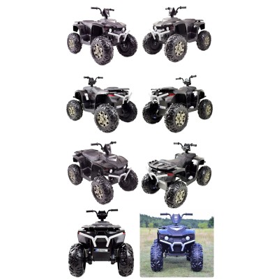 DUŻY QUAD NA AKUMULATOR, MIĘKKIE SIEDZENIE, MIĘKKIE KOŁA/CH9955