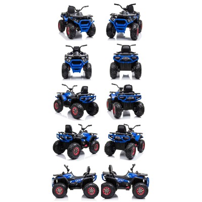 MEGA WIELKI QUAD, AMORTYZATORY, MIĘKKIE KOŁA, PILOT, WOLNY START, /XMX607
