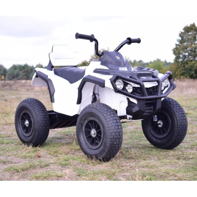 MEGA WIELKI QUAD, AMORTYZATORY, POMPOWANE KOŁA, PILOT, WOLNY START, RADIO/0906-AIR