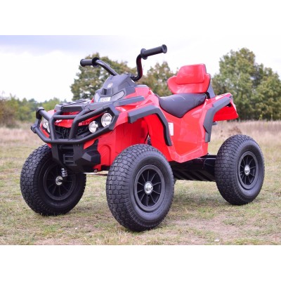 MEGA WIELKI QUAD, AMORTYZATORY, POMPOWANE KOŁA, PILOT, WOLNY START, RADIO/0906-AIR