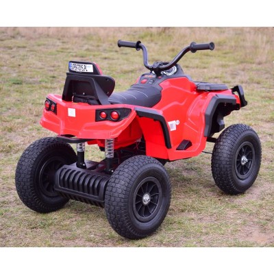 MEGA WIELKI QUAD, AMORTYZATORY, POMPOWANE KOŁA, PILOT, WOLNY START, RADIO/0906-AIR