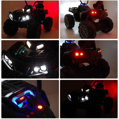 MEGA WIELKI QUAD, AMORTYZATORY, POMPOWANE KOŁA, PILOT, WOLNY START, RADIO/0906-AIR