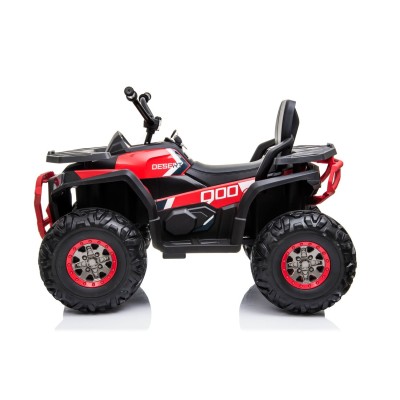 MEGA WIELKI QUAD, AMORTYZATORY, MIĘKKIE KOŁA, PILOT, WOLNY START, 4x4 /XMX607