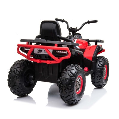 MEGA WIELKI QUAD, AMORTYZATORY, MIĘKKIE KOŁA, PILOT, WOLNY START, 4x4 /XMX607