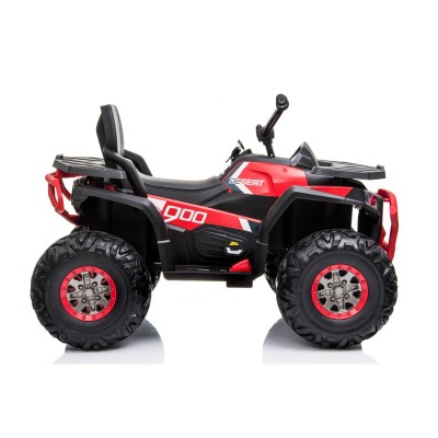 MEGA WIELKI QUAD, AMORTYZATORY, MIĘKKIE KOŁA, PILOT, WOLNY START, 4x4 /XMX607