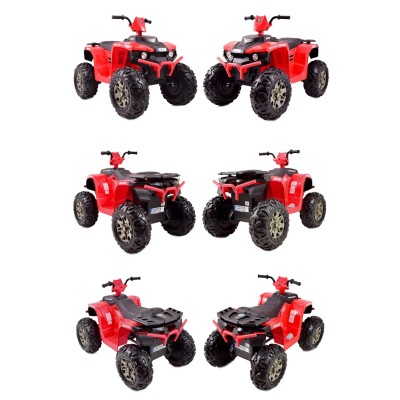 DUŻY QUAD NA AKUMULATOR, MIĘKKIE SIEDZENIE, MIĘKKIE KOŁA/CH9955