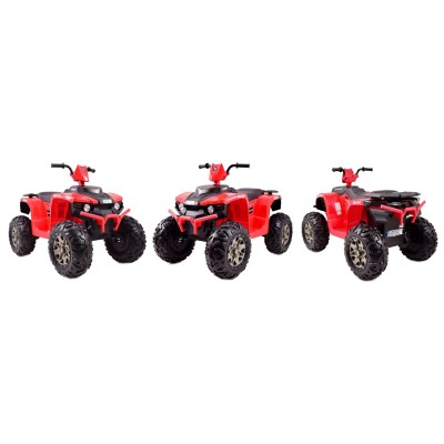 DUŻY QUAD NA AKUMULATOR, MIĘKKIE SIEDZENIE, MIĘKKIE KOŁA/CH9955