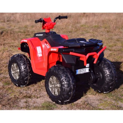 DUŻY QUAD NA AKUMULATOR, MIĘKKIE SIEDZENIE, MIĘKKIE KOŁA/CH9955