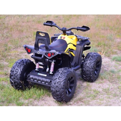 WIELKI QUAD NA AKUMULATOR POWER HERO -  4 SILNIKI, MIĘKKIE KOŁA/QLS3288