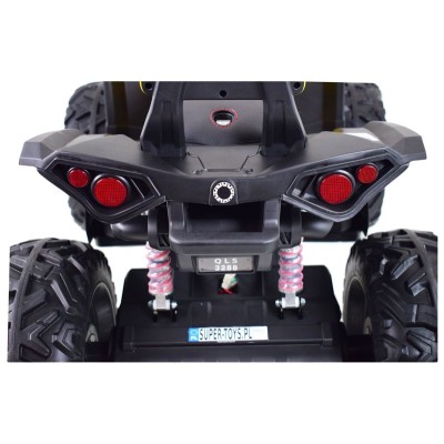 WIELKI QUAD NA AKUMULATOR POWER HERO -  4 SILNIKI, MIĘKKIE KOŁA/QLS3288