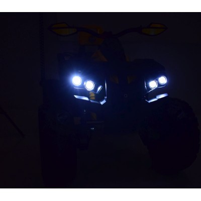 WIELKI QUAD NA AKUMULATOR POWER HERO -  4 SILNIKI, MIĘKKIE KOŁA/QLS3288