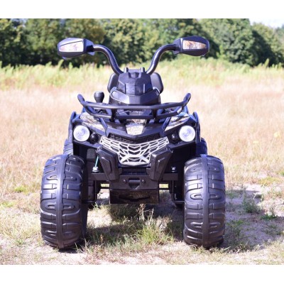 MEGA QUAD NA AKUMULATOR, MIĘKKIE KOŁA, MIĘKKIE SIEDZENIE, AMORTYZATORY/JS009