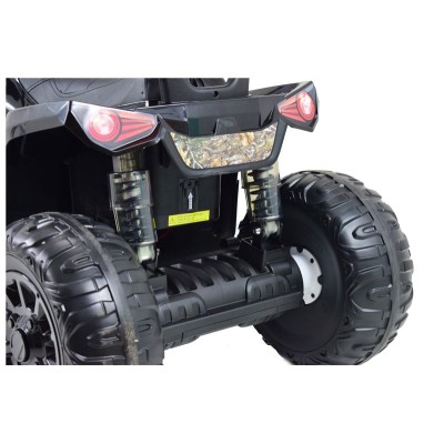 MEGA QUAD NA AKUMULATOR, MIĘKKIE KOŁA, MIĘKKIE SIEDZENIE, AMORTYZATORY/JS009