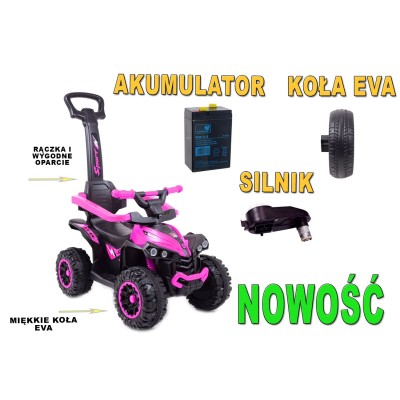 QUAD NA AKUMULATOR, JEŹDZIK, ODPYCHACZ, PCHACZ -  POJAZD WIELOFUNKCYJNY /921A