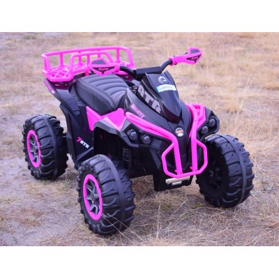 DUŻY QUAD N AKUMULATOR ADVENTURE, MIĘKKIE KOŁA, MIĘKKIE SIEDZENIE,PILOT/GTS1199