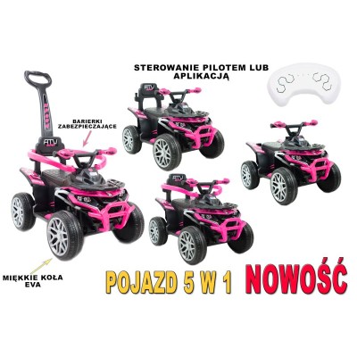 QUAD NA AKUMULATOR, JEŹDZIK, ODPYCHACZ, PCHACZ -  POJAZD WIELOF. PILOT/APLIKACJA /915