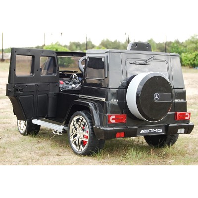 MERCEDES G63 AMG DWA SILNIKI, OTWIERA DRZWI MOCNY, MIĘKKIE KOŁA/HL168