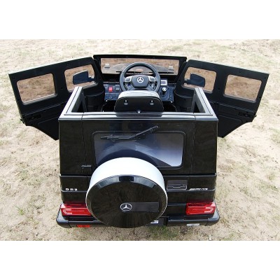 MERCEDES G63 AMG DWA SILNIKI, OTWIERA DRZWI MOCNY, MIĘKKIE KOŁA/HL168