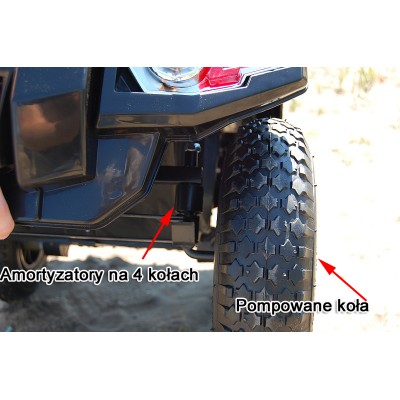 MASYWNY MEGA MOCNY SUV GINNASIO STRONG 2 POMPOWANE KOŁA KLUCZYK/801AIR