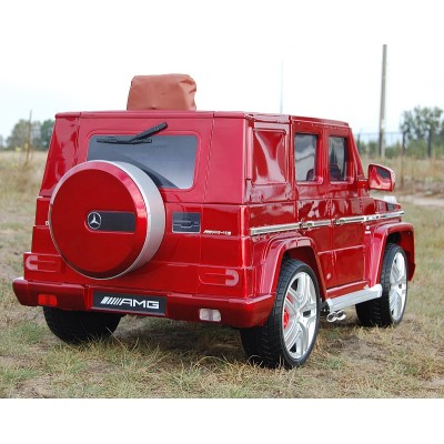 MERCEDES G63 AMG DWA SILNIKI, OTWIERA DRZWI MOCNY, MIĘKKIE KOŁA/HL168