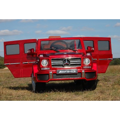 MERCEDES G63 AMG DWA SILNIKI, OTWIERA DRZWI MOCNY, MIĘKKIE KOŁA/HL168
