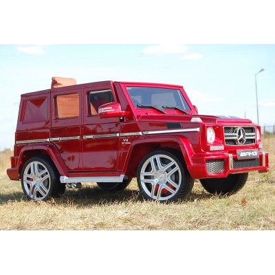 MERCEDES G63 AMG DWA SILNIKI, OTWIERA DRZWI MOCNY, MIĘKKIE KOŁA/HL168